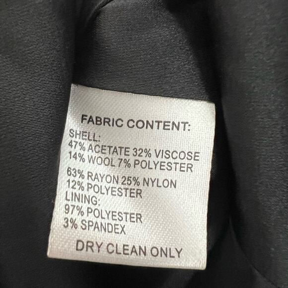 Signette Aysha Saeed Iridescent Jacquard Cocktail Dress Size 4 Dark Fairy Grunge - Picture 9 of 11